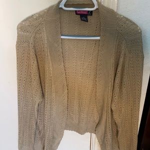 2x cream cardigan